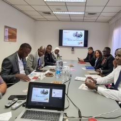 Guests from Uganda at MATC training center