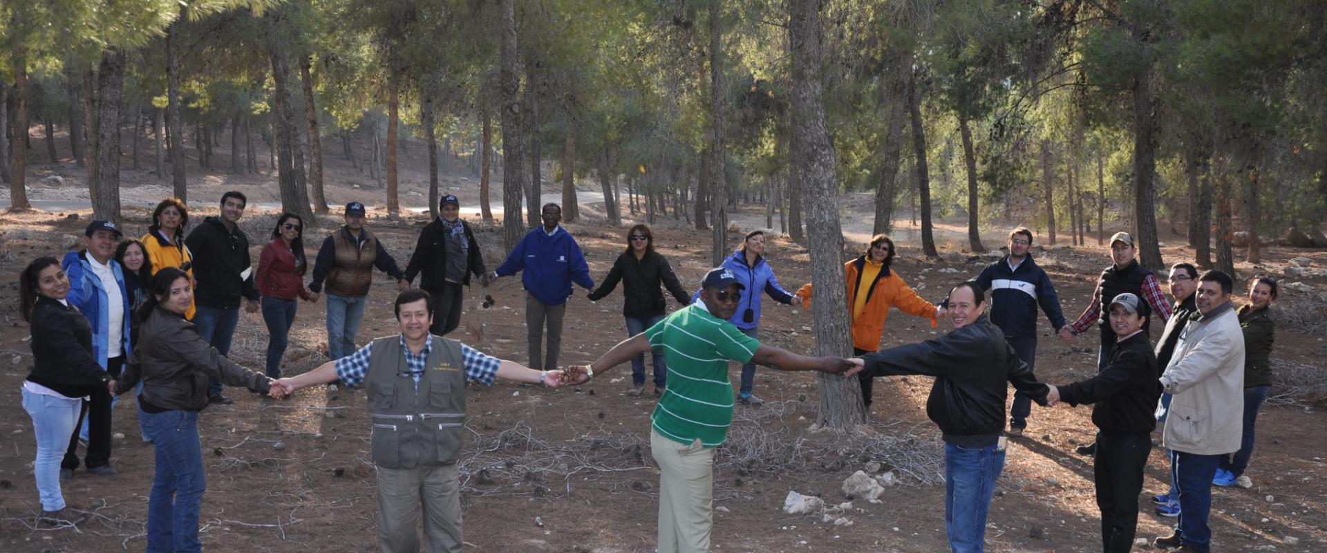 Circle of Participants Shtula Forest
